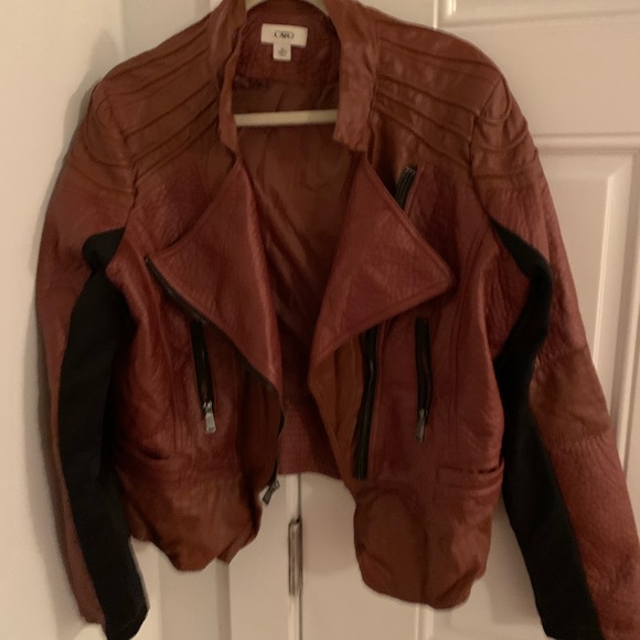 Cato Faux Leather knit insert Jacket!!! - Picture 2 of 6